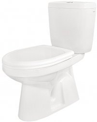 Унитаз компакт Santek Анимо Эконом, в пол, 1 реж. арм., сиденье полипропилен 110038