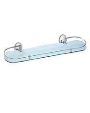 Полка стекло с бортом F1607-1